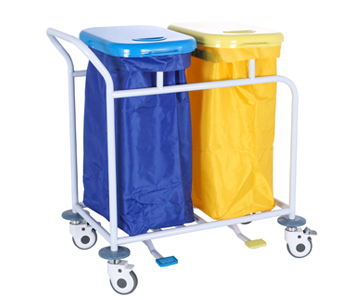 clean linen trolley hospital