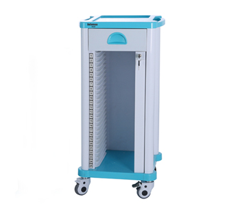 hospital patient file trolley